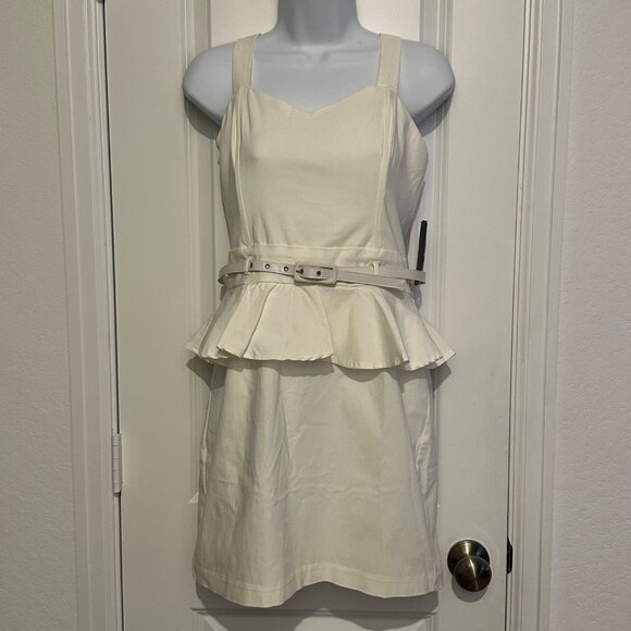 Kaleidoscope Sky Grass Collection Ivory Two-Fer Dress Size 11 - Picture 1 of 10